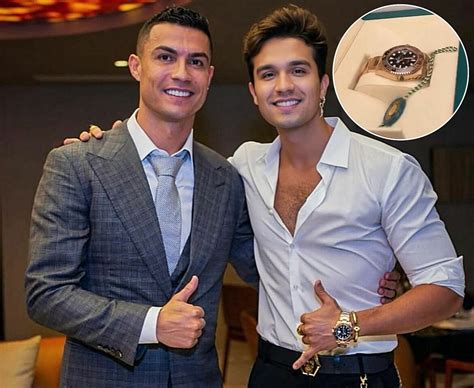 son buys rolex and father is upset|Cristiano Ronaldo Gifts Son Classic Rolex Watch .